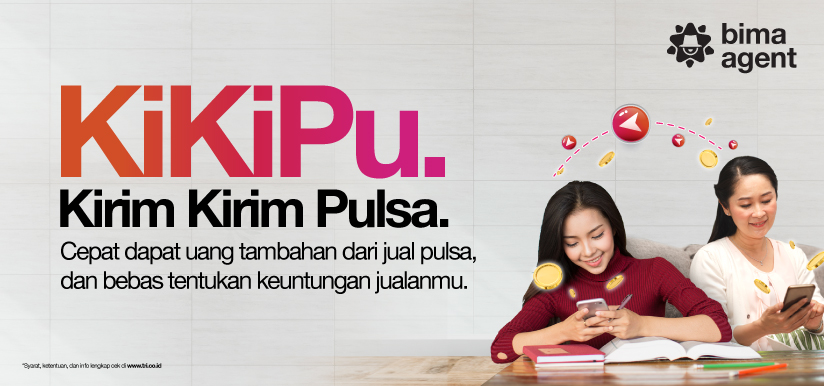 Transfer Pulsa Tri Menggunakan Aplikasi Bima+